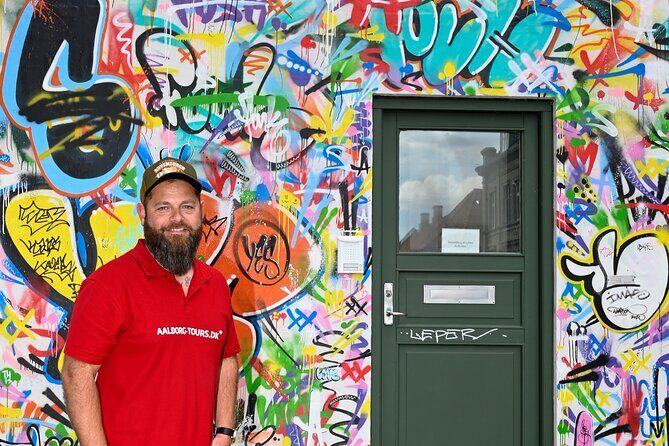 3-Hours Street Art Tour in Aalborg - BurnOn and the international mural mix: what you’ll actually spot