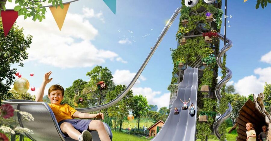Billund: WOW PARK Entry Ticket - Treehouses, bouncy balls, and giant net play