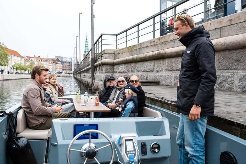 Copenhagen: 1 or 2-Hour Canal Tour in Silent Electric Boats - Amalienborg Palace: royal waterfront views with a calmer perspective