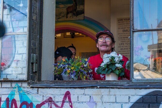Copenhagen Alternative Private Tour: Vesterbro & Christianshavn - Istedgade 31: Stjerne Radio and the BBC broadcast through loudspeakers