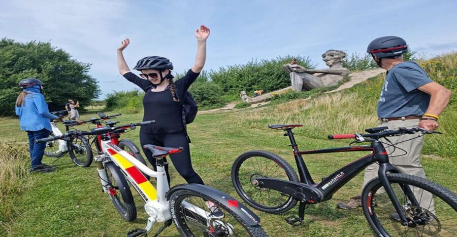 Copenhagen: Private Forgotten Giants E-Bike Treasure Hunt - E-Bike Practicalities: Safety, Helmets, and Getting Video Shots Right