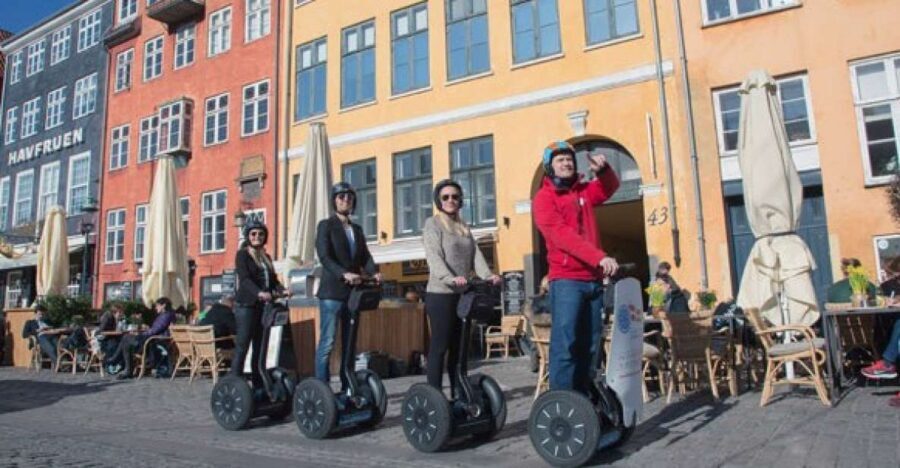 Copenhagen: Segway Tour with live guide - 1-Hour - Getting the Segway routine down at Nikolaj Plads