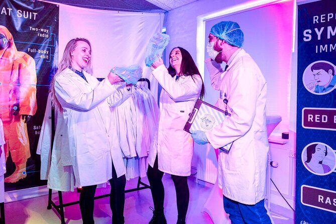 Outbreak Escape Room - Where you meet: Aldersrogade 6A in central Copenhagen