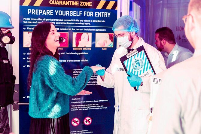 Outbreak Escape Room - Drinks, timing, and small practical details