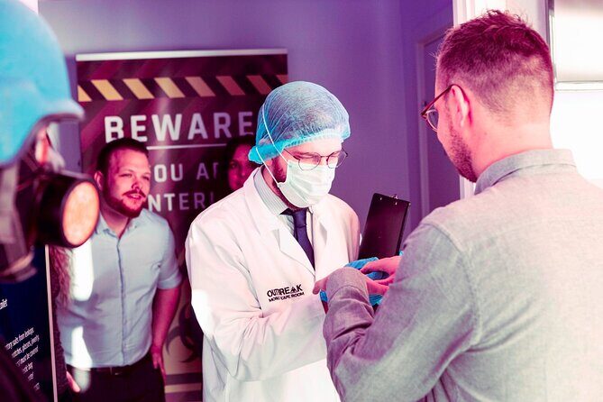Outbreak Escape Room - Private room energy, even in a big setup