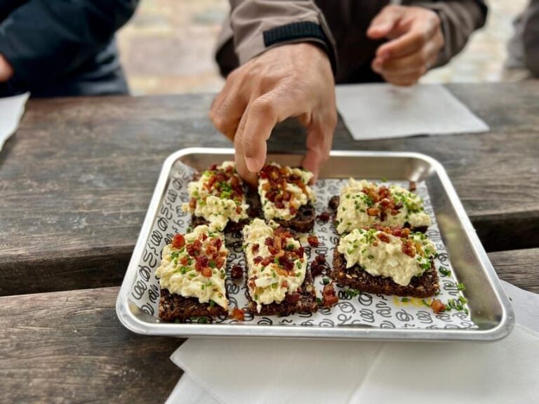 Secret walking Food Tour Copenhagen - Smørrebrød First: Bacon, Egg, and Truffle on Copenhagen Time