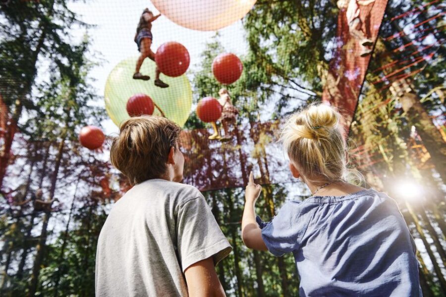 Skjern: WOW PARK Entry Ticket - Underground caves and the forest maze: add brain power to the fun